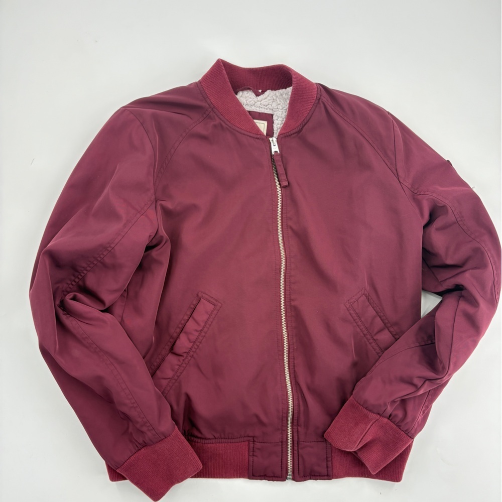 Abercrombie & Fitch Maroon Jacket - Picture 1 of 9